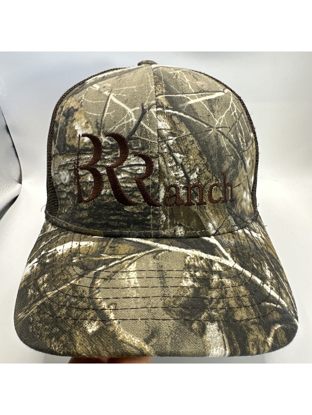 BR Ranch Camo Embroidered Zeek Outfitters Cap Trucker Hat